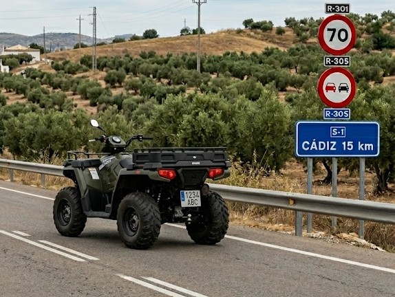 ATV quad bike